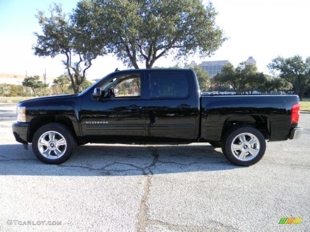 2012 Silverado 1500 LTZ Crew Cab - Black / Ebony photo #5