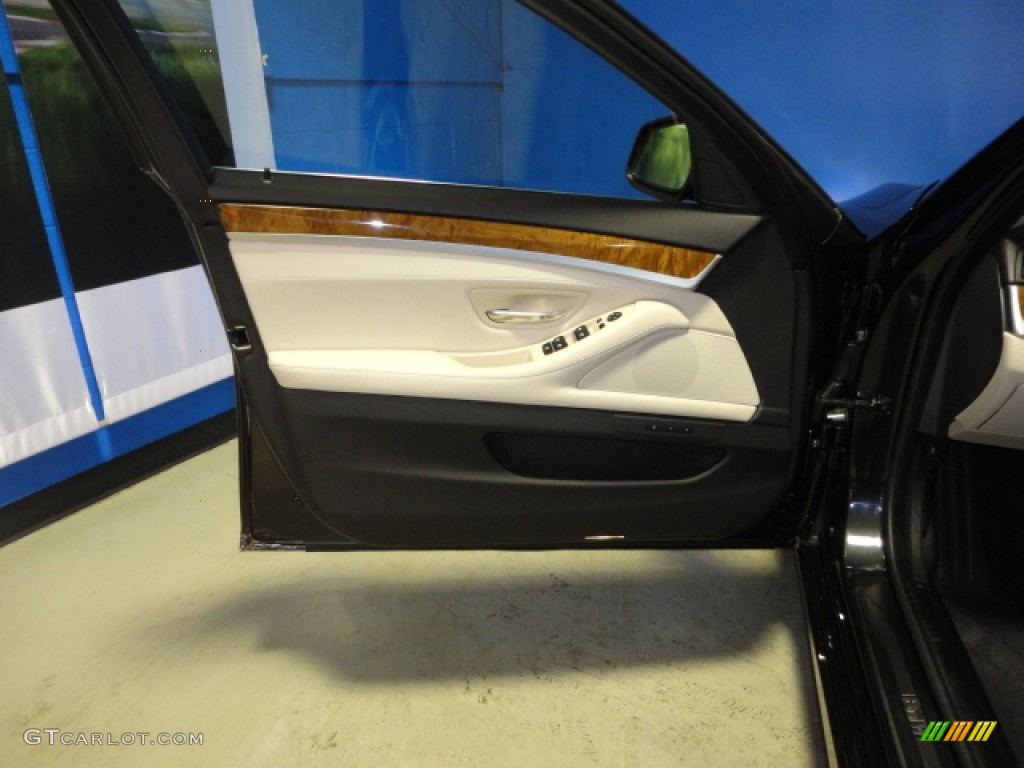 2011 5 Series 535i xDrive Sedan - Black Sapphire Metallic / Oyster/Black photo #10