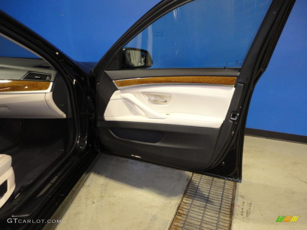 2011 5 Series 535i xDrive Sedan - Black Sapphire Metallic / Oyster/Black photo #15