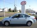 2008 Light Ice Blue Metallic Ford Focus SE Sedan  photo #11