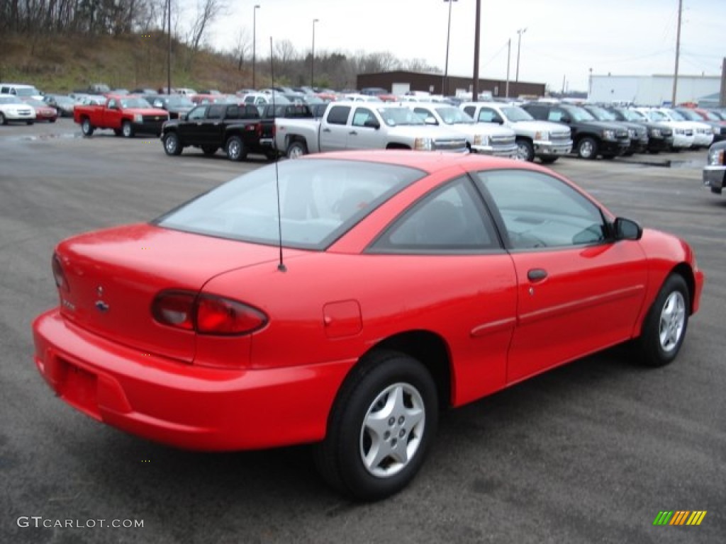 Bright Red 2002 Chevrolet Cavalier Coupe Exterior Photo #58398413