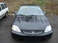 1999 Flamenco Black Pearl Honda Civic EX Coupe  photo #2