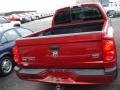 2007 Inferno Red Crystal Pearl Dodge Dakota SLT Quad Cab 4x4  photo #5