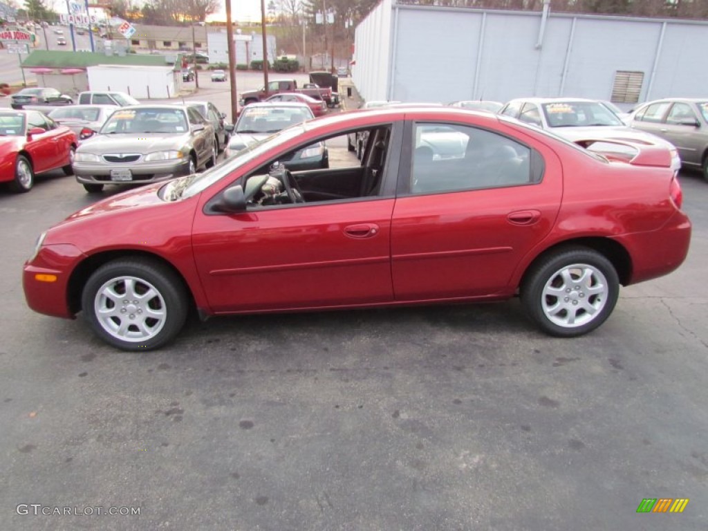 2003 Neon SXT - Blaze Red Crystal Pearl / Dark Slate Gray photo #9