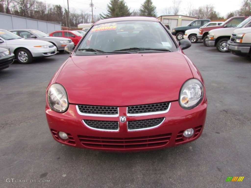 2003 Neon SXT - Blaze Red Crystal Pearl / Dark Slate Gray photo #12
