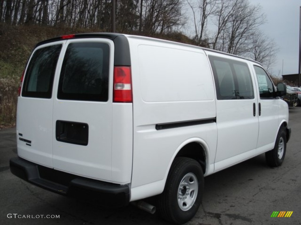 2011 Express 2500 Work Van - Summit White / Medium Pewter photo #8