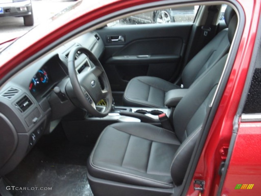 2012 Fusion SEL V6 - Red Candy Metallic / Charcoal Black photo #14