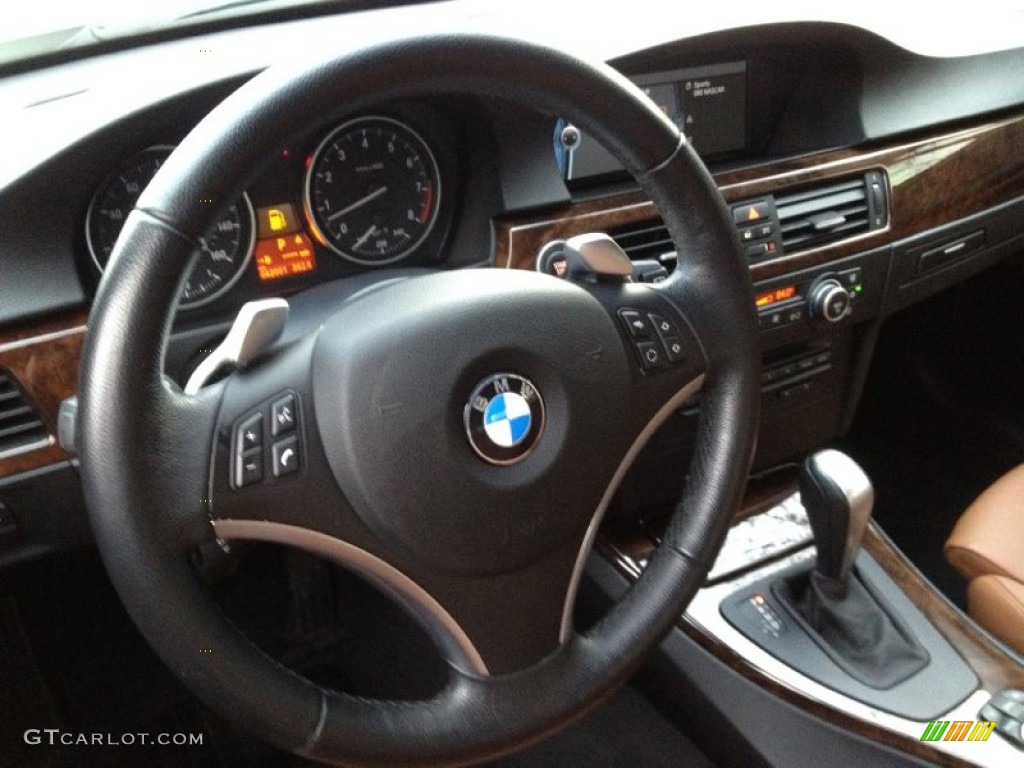 2009 3 Series 335i Sedan - Alpine White / Saddle Brown Dakota Leather photo #10