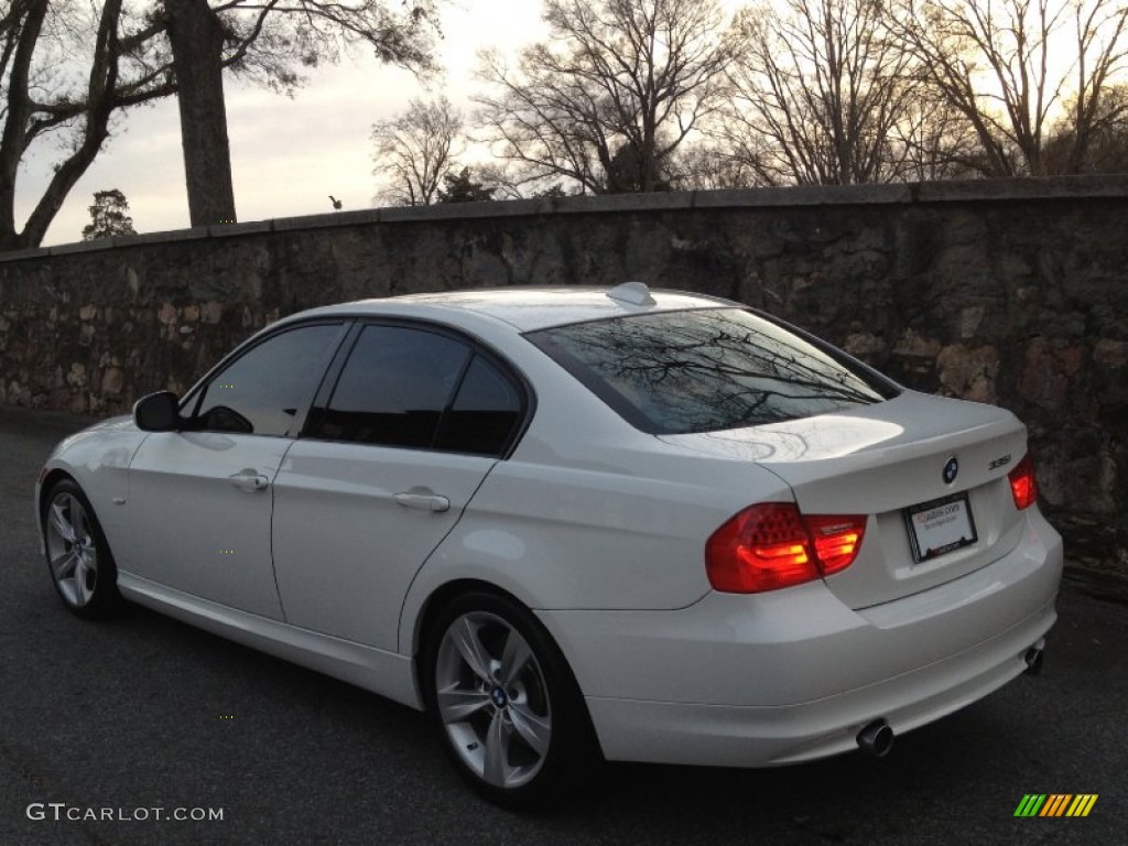 2009 3 Series 335i Sedan - Alpine White / Saddle Brown Dakota Leather photo #16