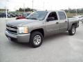 2007 Graystone Metallic Chevrolet Silverado 1500 LS Crew Cab 4x4  photo #11