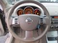 2006 Nissan Altima Blond Interior Steering Wheel Photo