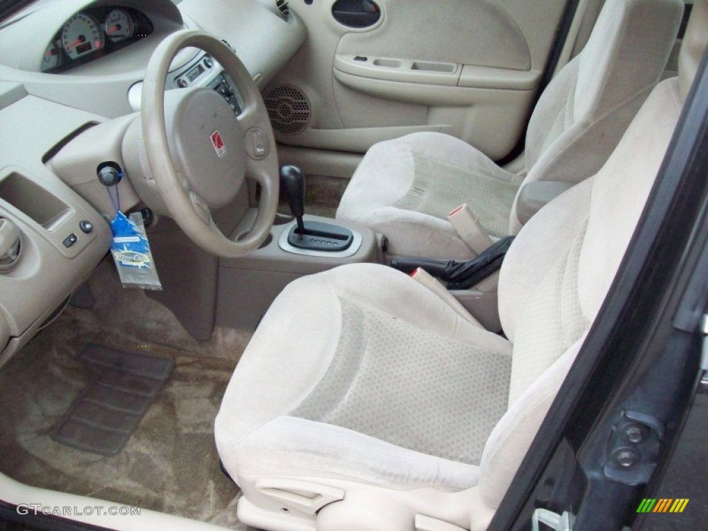 Tan Interior 2004 Saturn ION 3 Sedan Photo #58407984