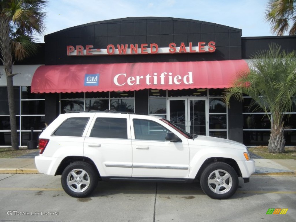 2005 Grand Cherokee Limited - Stone White / Medium Slate Gray photo #1