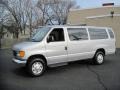 2007 Silver Metallic Ford E Series Van E350 Super Duty XLT 15 Passenger  photo #3