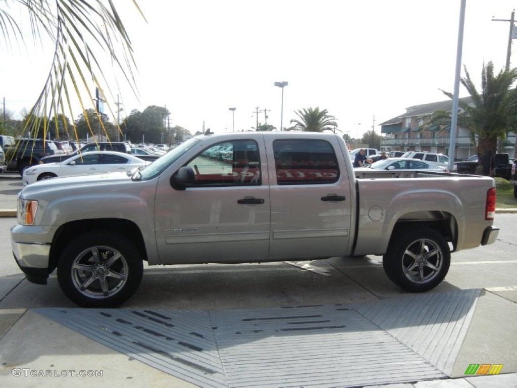 2008 Sierra 1500 SLE Crew Cab - Silver Birch Metallic / Ebony photo #5