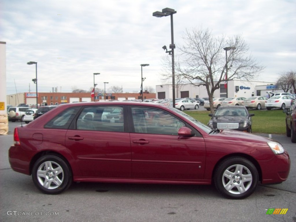 2007 Malibu Maxx LT Wagon - Sport Red Metallic / Titanium Gray photo #6