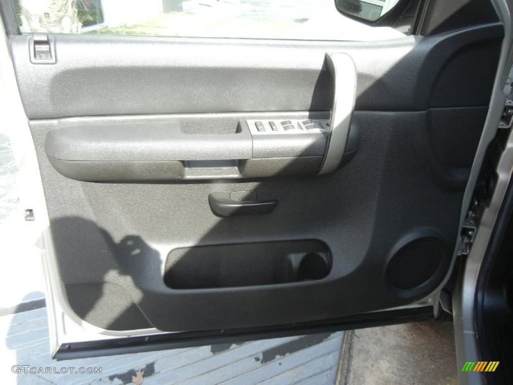 2008 Sierra 1500 SLE Crew Cab - Silver Birch Metallic / Ebony photo #13