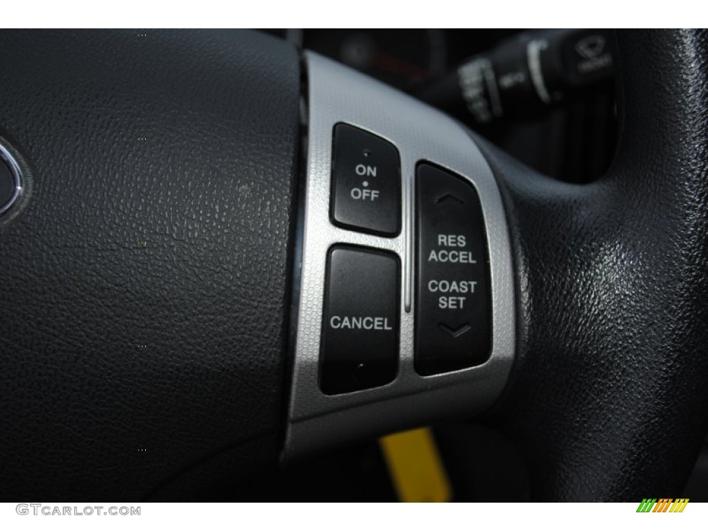 2009 Elantra GLS Sedan - Black Pearl / Gray photo #14