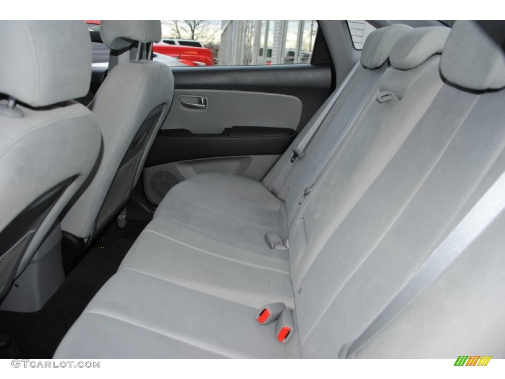 2009 Elantra GLS Sedan - Black Pearl / Gray photo #16