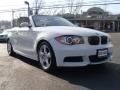 2008 Alpine White BMW 1 Series 135i Convertible  photo #3