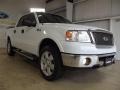 2008 Oxford White Ford F150 Lariat SuperCrew 4x4  photo #3