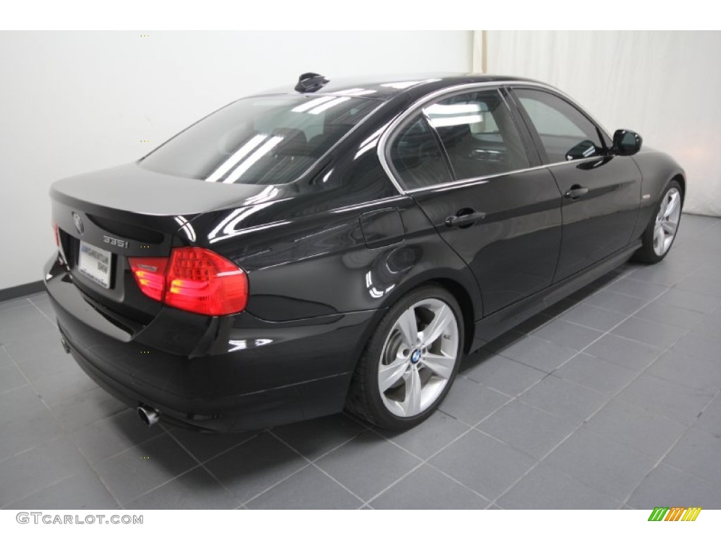 2010 3 Series 335i Sedan - Jet Black / Black photo #3