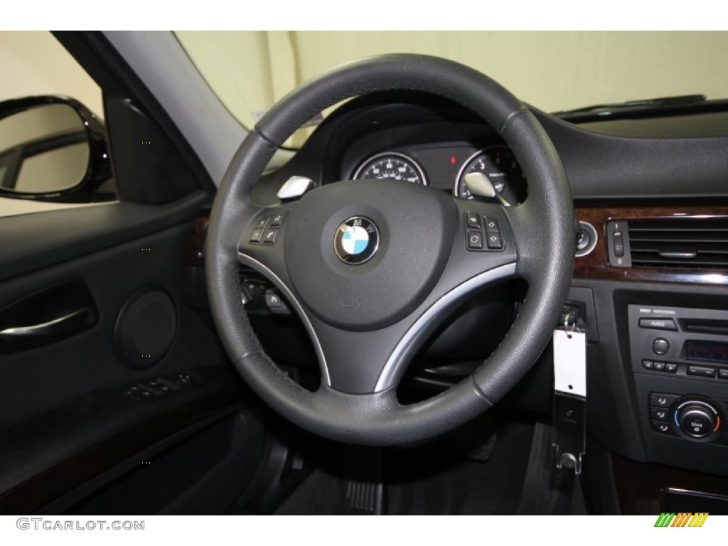 2010 3 Series 335i Sedan - Jet Black / Black photo #15