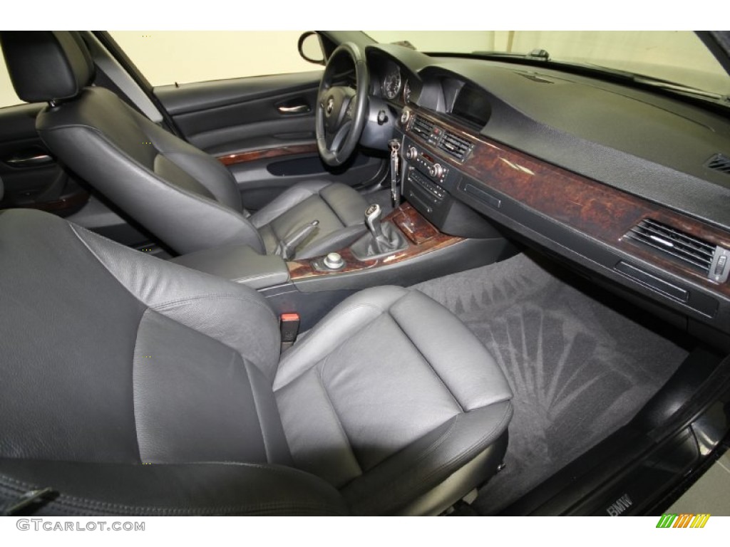 2008 3 Series 335i Sedan - Black Sapphire Metallic / Black photo #39