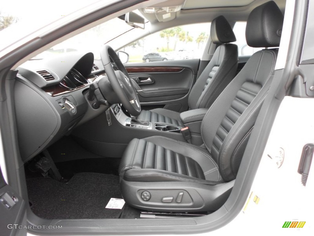 Black Interior 2012 Volkswagen CC Lux Limited Photo #58413753