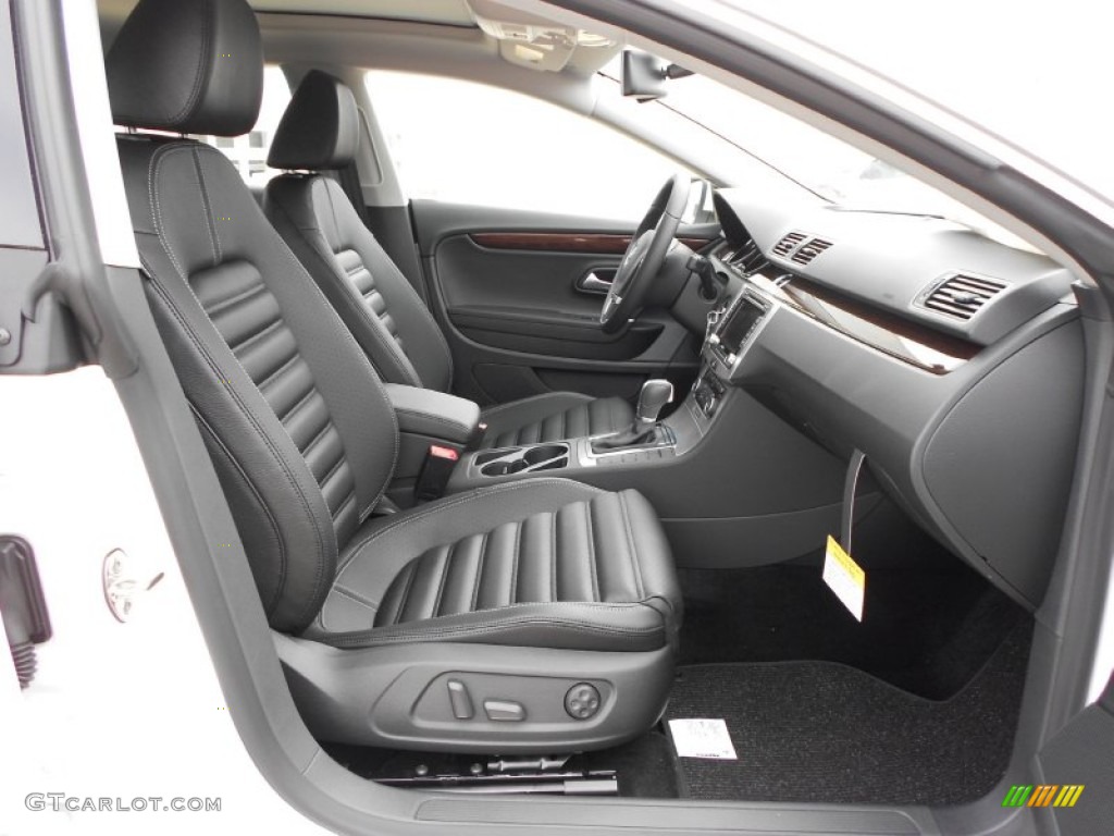 Black Interior 2012 Volkswagen CC Lux Limited Photo #58413777