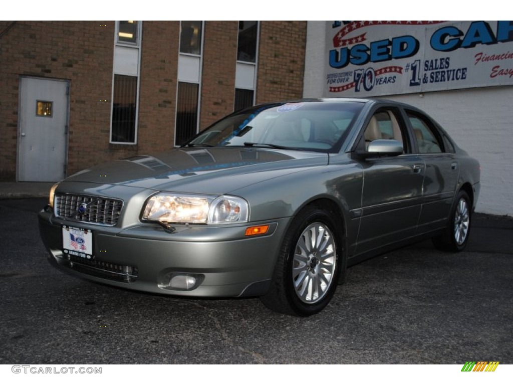 2006 S80 2.5T - Willow Green Metallic / Taupe/Light Taupe photo #1