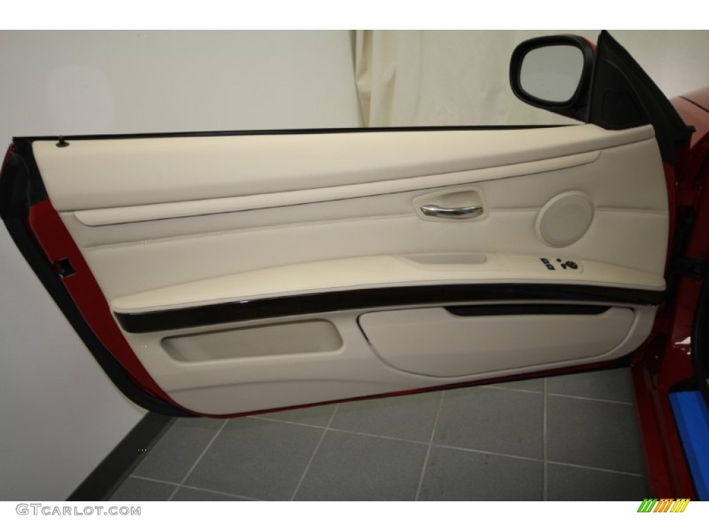 2012 3 Series 328i Coupe - Crimson Red / Cream Beige photo #12