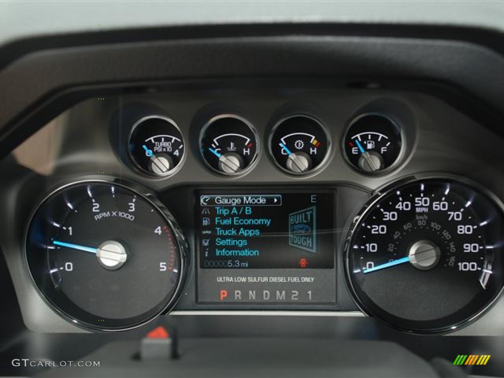 2012 Ford F250 Super Duty Lariat Crew Cab 4x4 Gauges Photo #58415262
