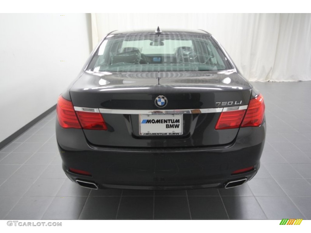 2012 7 Series 750Li Sedan - Dark Graphite Metallic / Black photo #7