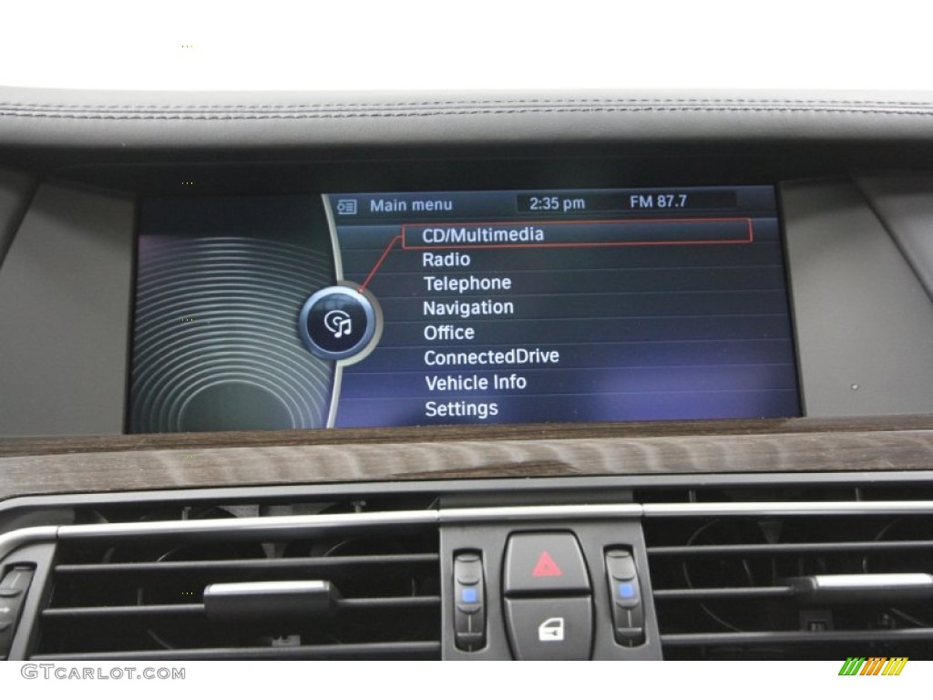 2012 7 Series 750Li Sedan - Dark Graphite Metallic / Black photo #15