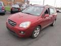 2008 Volcanic Red Kia Rondo EX V6  photo #5