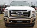 2012 White Platinum Metallic Tri-Coat Ford F250 Super Duty King Ranch Crew Cab 4x4  photo #2
