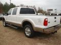 White Platinum Metallic Tri-Coat 2012 Ford F250 Super Duty King Ranch Crew Cab 4x4 Exterior