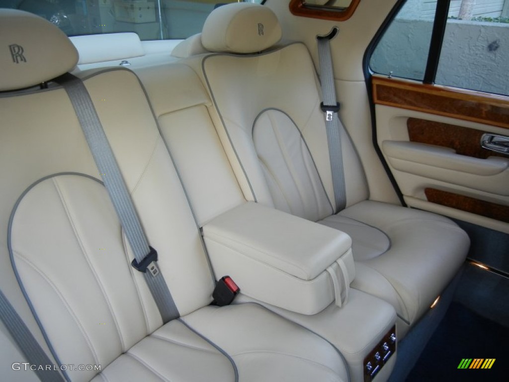 Beige/Blue Interior 2002 Rolls-Royce Silver Seraph Standard Silver Seraph Model Photo #58417818