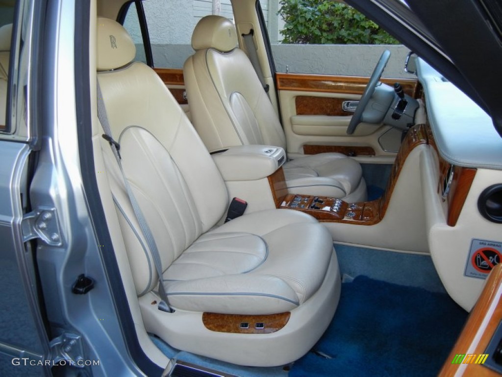 Beige/Blue Interior 2002 Rolls-Royce Silver Seraph Standard Silver Seraph Model Photo #58417851