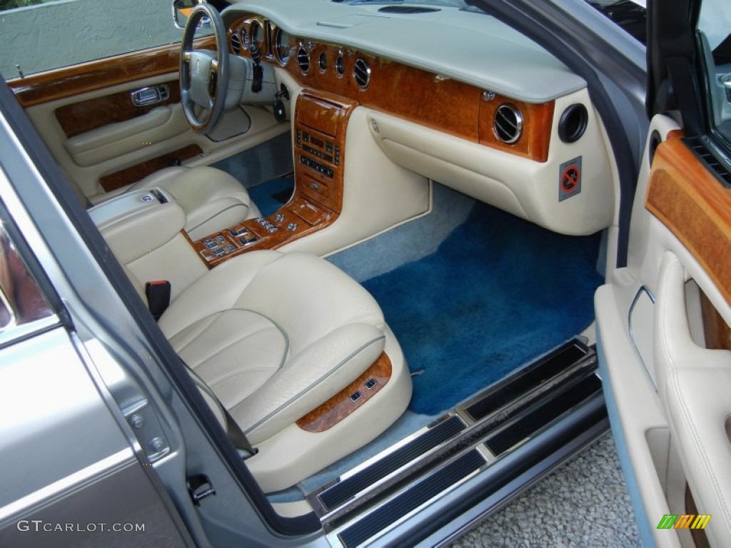 2002 Rolls-Royce Silver Seraph Standard Silver Seraph Model Beige/Blue Dashboard Photo #58417860