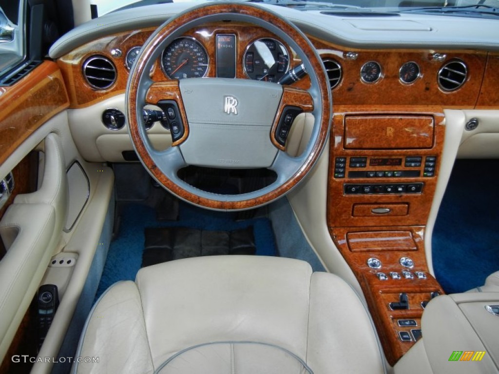 2002 Rolls-Royce Silver Seraph Standard Silver Seraph Model Beige/Blue Dashboard Photo #58417869
