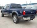 2012 Dark Blue Pearl Metallic Ford F250 Super Duty Lariat Crew Cab 4x4  photo #16