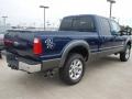 2012 Dark Blue Pearl Metallic Ford F250 Super Duty Lariat Crew Cab 4x4  photo #18