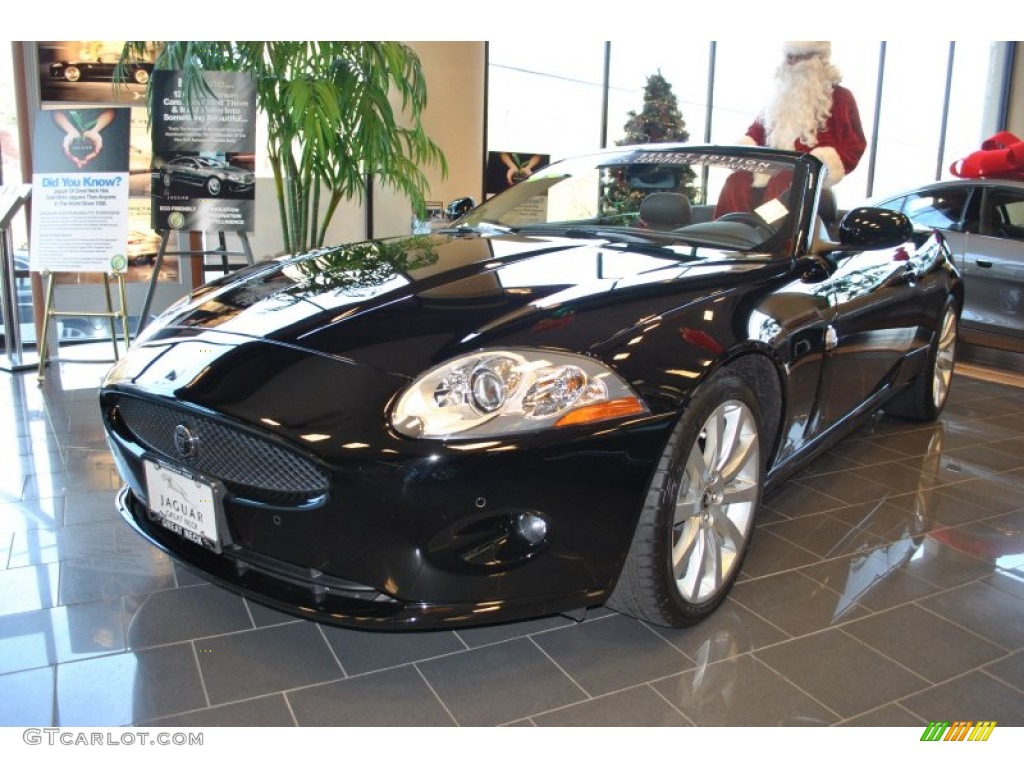 Ebony Black Jaguar XK