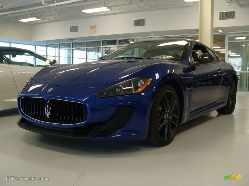 Blu Mediterraneo (Blue Metallic) 2012 Maserati GranTurismo MC Coupe Exterior Photo #58418572