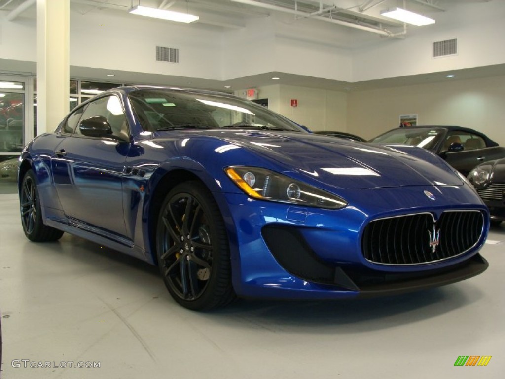 Blu Mediterraneo (Blue Metallic) 2012 Maserati GranTurismo MC Coupe Exterior Photo #58418592