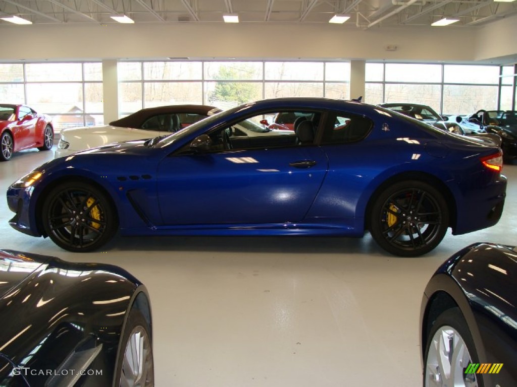 2012 GranTurismo MC Coupe - Blu Mediterraneo (Blue Metallic) / Nero photo #4