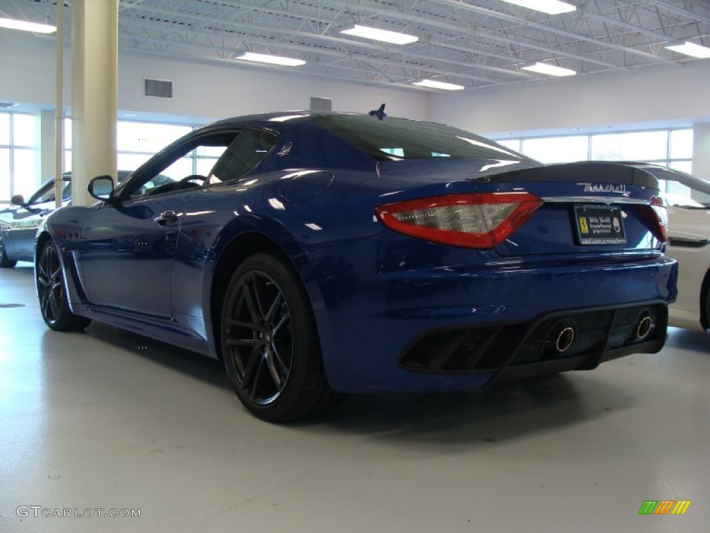 2012 GranTurismo MC Coupe - Blu Mediterraneo (Blue Metallic) / Nero photo #7