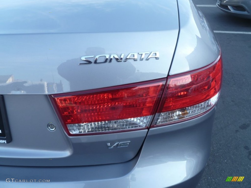 2007 Sonata SE V6 - Steel Gray / Gray photo #20